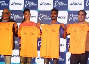 Actress Pooja Hegde and Asian Marathon Champion- Gopi T, unveil the Official ASICS ‘Race Day Tee’