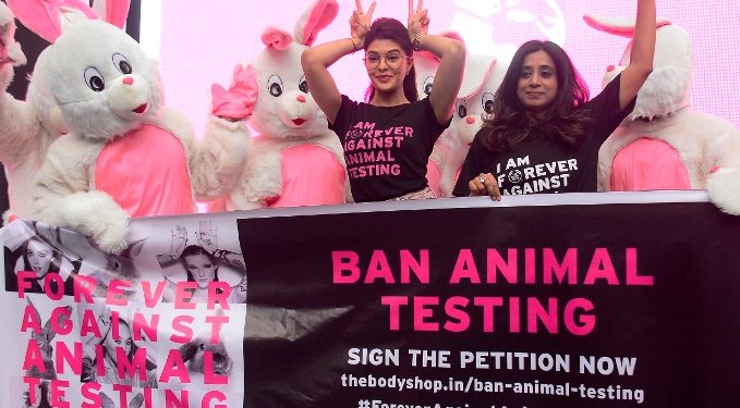 JACQUELINE FERNANDEZ LAUNCHES THE BODY SHOP’S BIGGEST CAMPAIGN AGAINST ANIMAL TESTING