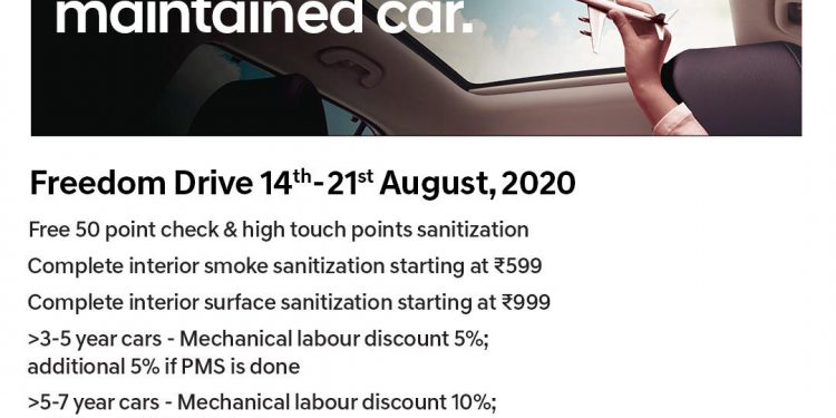 Arsh Hyundai introduces Freedom Drive for its customers  Provides special offers on Complete Car Sanitization.