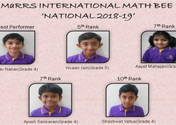 BHIS Students bring laurels at National-level Math Bee competition