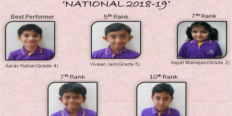 BHIS Students bring laurels at National-level Math Bee competition