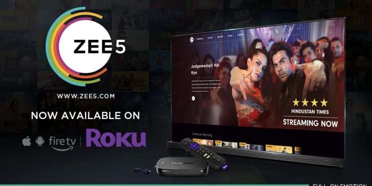 ZEE5 Now Available on Roku Devices in International Markets.