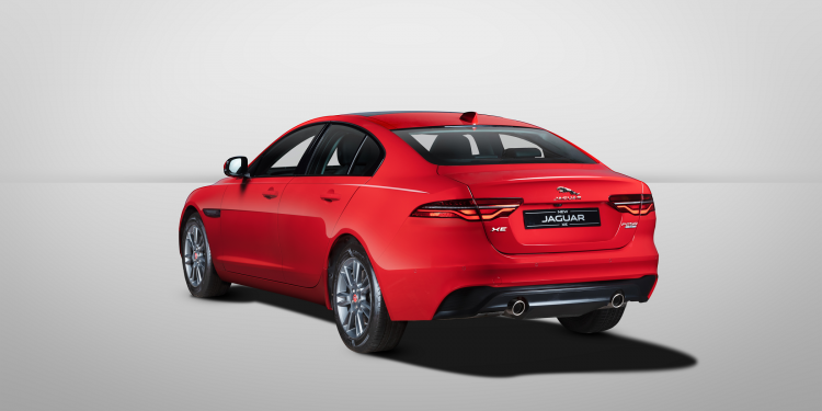 The New Jaguar XE .