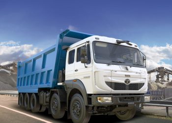 Tata Motors introduces India’s largest tipper truck, the Signa 4825.TK  The country’s first 16-wheeler, 47.5-tonne tipper truck; built specifically for the surface transport applications   Key highlights: Gross vehicle weight of 47.5 tonne – the highest in the country for tipper trucks Powered by 6.7-litre Cummins engine – world renowned for its robust durability and reliability Unmatched 6 years / 6 lakh kilometre warranty Industry-first factory-fitted advanced electronic system with sensors to detect and prevent a possible topple while tipping Equipped with Hill Start Assist, 3 mode fuel economy switch, Fleet Edge and many more industry-first features.