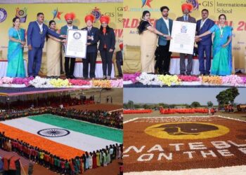 Little Stars English Medium Secondary School and Global International School in Hirebagewadi breaks Two Elite world records consecutively