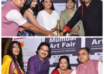 Mumbai Art Fair Showcases Over 1000 Artists Across India, Featuring Top Names Like Jaspinder Narula, Anuradha Paudwal, Anusha S. Iyer, and More.