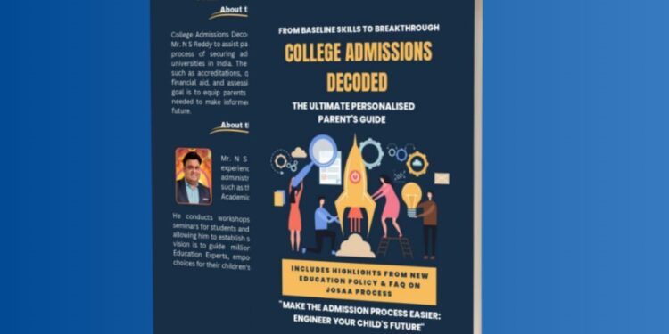 “Renowned Educator N S Reddy Unveils ‘College Admissions Decoded’ – A Must-Read Book for Parents and Students”