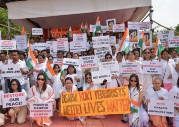Peaceful Protest to save the integrity of Manipur     