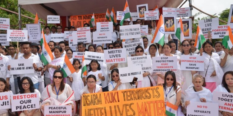Peaceful Protest to save the integrity of Manipur     