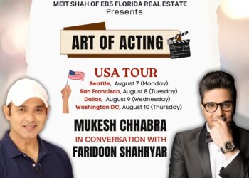 Mukesh Chhabra to REVEAL the process of casting in biggest Bollywood films and shows in USA Tour with Faridoon Shahryar