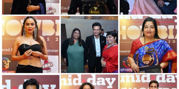 Anupam Kher, Sonu Nigam, Manoj Bajpayee, Gaurav Chanana, Dr Anusha Srinivasan Iyer, Rahul Shukla, Gaurav Chopra, Dr Soma Ghosh glitter at Mid-Day Showbiz Awards