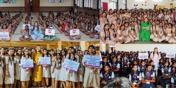 Meghashrey NGO Founder Seema Singh Launches Cervical Cancer Awareness Drive in Schools, Empowering the Next Generation across India