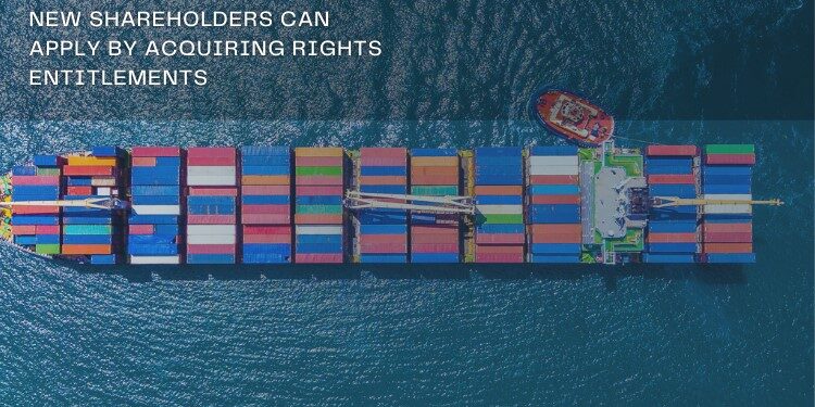 Seacoast Shipping Services’ Rights Issue: New shareholders can apply by acquiring Rights Entitlements