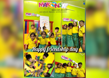 Celebrating Bonds of Friendship at Makoons Play School in Rajnagar Extension!