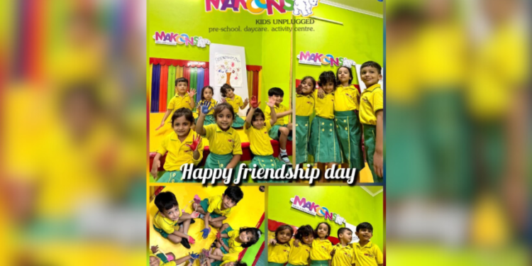 Celebrating Bonds of Friendship at Makoons Play School in Rajnagar Extension!