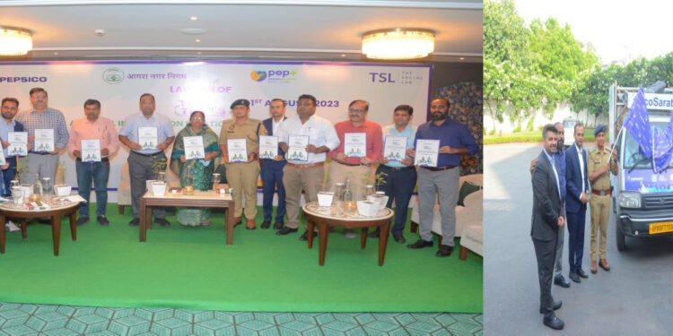 PepsiCo India partners with The Social Lab (TSL) to launch its flagship program on plastic waste management – “Tidy Trails” in Agra, Uttar Pradesh  