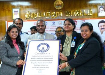 Tirupathur District Achieves Elite World Records by Creating 1546 Farm Ponds in 30 days