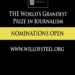 World’s Grandest Journalism Prize Carrying INR 14 lakh Prize Money