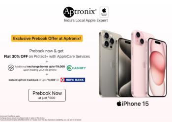 Prebook the all-new iPhone 15 & be the first to own it with exclusive offers at Aptronix!