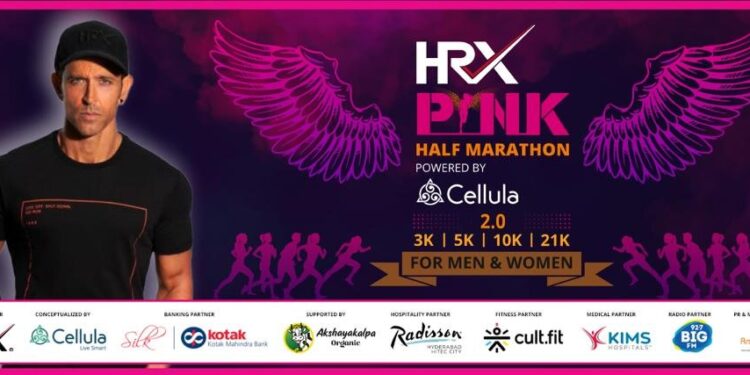 Hritik Roshan’ HRX brand joins hands with health tech start up Cellula for a Pan India PINK revolution: A Nationwide Movement for Women’s Health and Safety