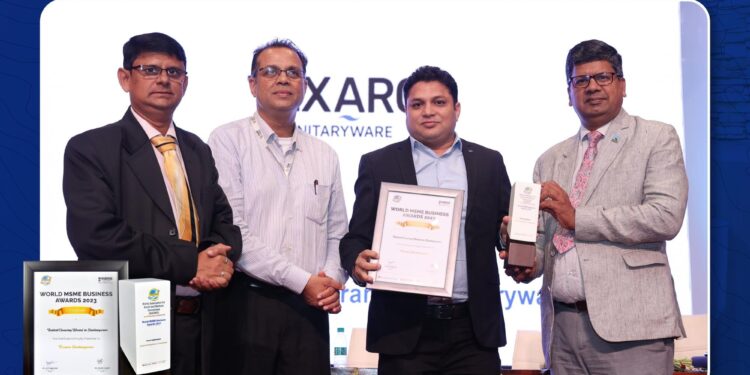 Texaro Sanitaryware Awarded ‘Fastest Growing Brand in Indian Sanitaryware Industry’ by WASME, Reinforces Commitment to Innovation and Quality