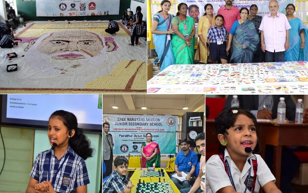“Pioneering Records: Sree Narayana Mission Students Rewrite History in a Grand Event”