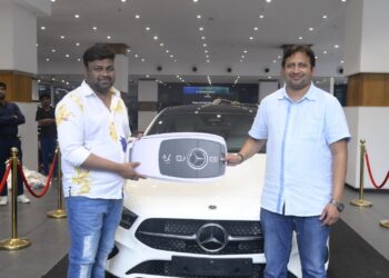 Blockbuster Producer SKN gifted a brand new Mercedes Benz car to Cult Blockbuster “Baby” director Sai Rajesh