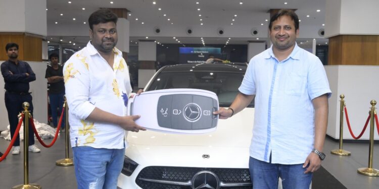 Blockbuster Producer SKN gifted a brand new Mercedes Benz car to Cult Blockbuster “Baby” director Sai Rajesh
