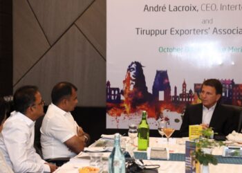 THE FUTURE OF SUSTAINABILITY IS NOW: Intertek CEO top-to-top meeting with knitwear industry leaders in Tiruppur