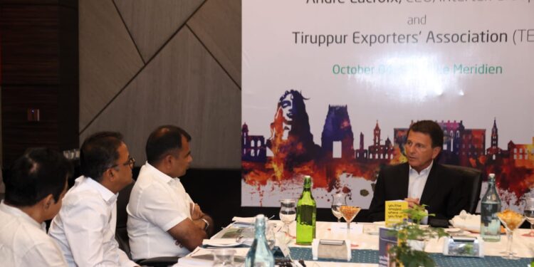 THE FUTURE OF SUSTAINABILITY IS NOW: Intertek CEO top-to-top meeting with knitwear industry leaders in Tiruppur