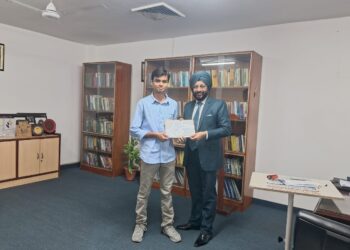 Ashutosh Bhushan- The Spotlight Icon Award title award winner