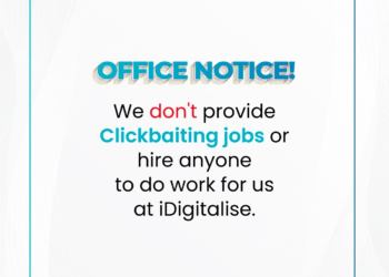 iDigitalise does not offer part-time or click-baiting job opportunities online. Any claims using their brand name are entirely false
