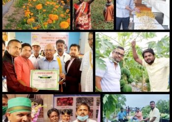 Ravi Kumar Nishad of Bhuli made a record by making Dhanbad famous in the field of organic farming.