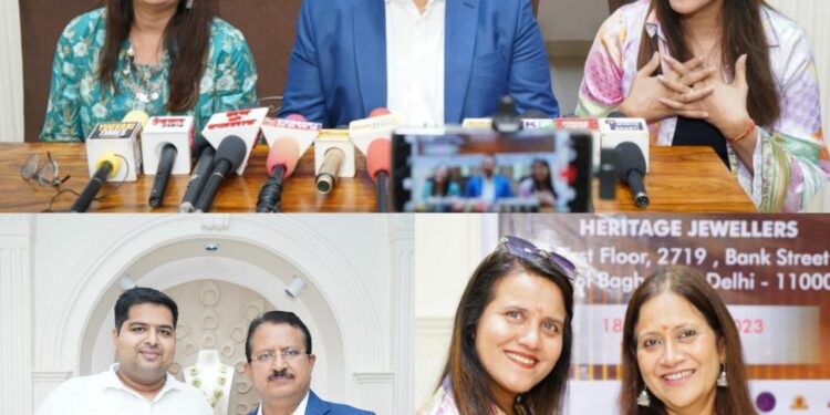 Press conference for National Pageant to be held in Goa ,Miss Mrs India -womanofsubstance 2023 in Park Regis Goa