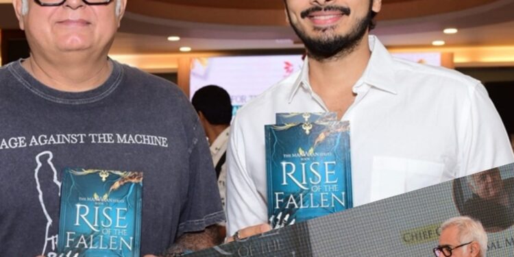 Hansal Mehta launches Abhishek Krishnan’s mytho-fantasy novel, ‘Rise of the Fallen: Book 1 of the Manwaan Series’, published by NuVoice Press