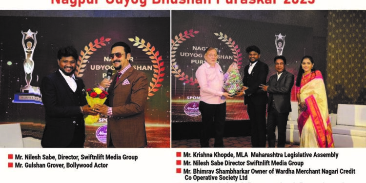Nagpur Udyog Bhushan Purskar 2023 presented by SwiftNLift Media Group