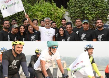 Milind Soman concludes “Lifelong Green Ride 3.0,” from Pune to Bengaluru urging to reduce carbon footprint by choosing transport mode wisely