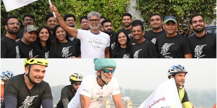 Milind Soman concludes “Lifelong Green Ride 3.0,” from Pune to Bengaluru urging to reduce carbon footprint by choosing transport mode wisely