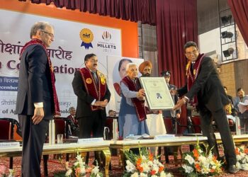 NSL Group Chairman Mandava Prabhakar Rao conferred with Honorary Doctorate 