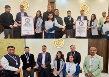 Hash Tag: Elite World Records India Records Academy Varanasi District Administration PMO India Quiz Contest Multiple Location Cultural Heritage KASHI Matadata Jagrukta 2024 Kashi Sansad Gyan