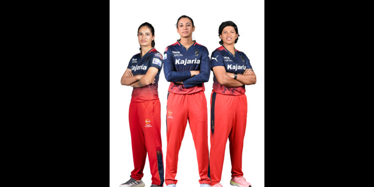 KAJARIA TILES EXTEND PARTNERSHIP WITH RCB WOMEN’S TEAM