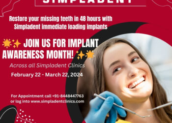 Simpladent Celebrates Dental Implant Awareness Month: Restoring Smiles in 48 Hours