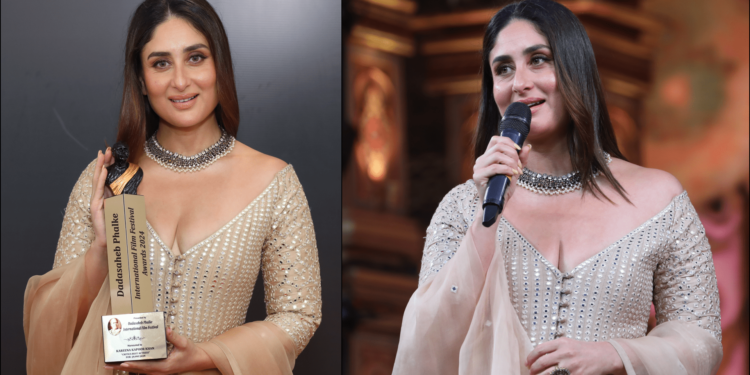 KAREENA KAPOOR KHAN WINS CRITICS BEST ACTRESS AT DADASAHEB PHALKE INTERNATIONAL FILM FESTIVAL AWARDS 2024
