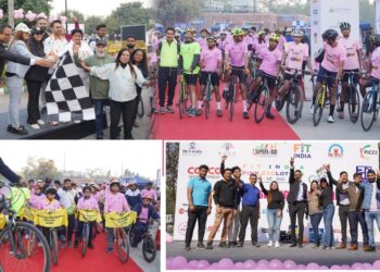 Painted the paths of Capitol in Pink! Fit India Pink Cyclothon-2024