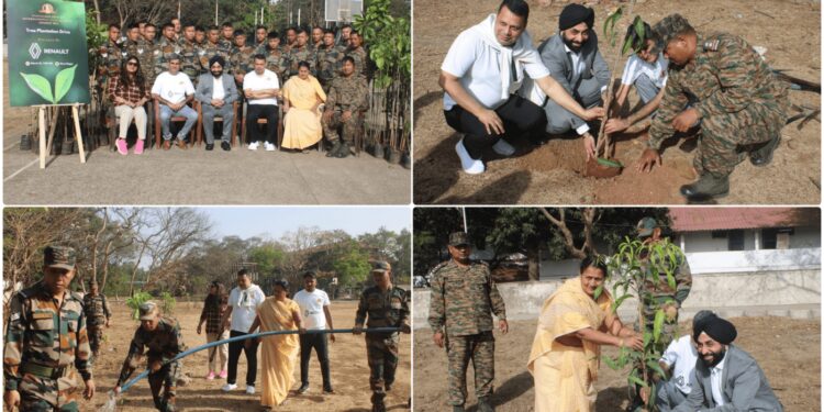Tree Plantation Drive commenced with Indian Army by Renault India to Spread Awareness of Environmental Conservation