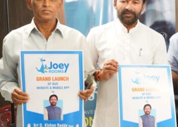 A New Era in Hospitality : Central Tourism Minister Kishanreddy Launches India’s First Mobile App for Daily, Weekly, and Monthly Stays in P.G,Hostels & Hotels.