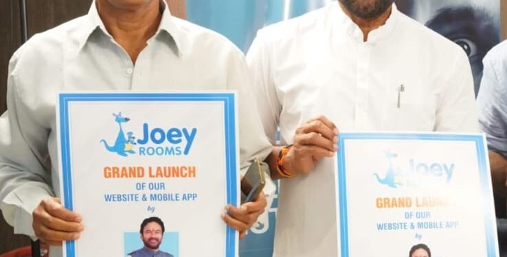 A New Era in Hospitality : Central Tourism Minister Kishanreddy Launches India’s First Mobile App for Daily, Weekly, and Monthly Stays in P.G,Hostels & Hotels.