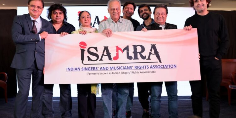 ISAMRA Makes Royalty Distribution of Rs. 22.5 crs to Singers and Musicians.