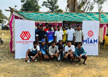 Miam Charitable Trust and Surjagad Ispat Pvt Ltd Host Thrilling Volleyball Tournament for Villages