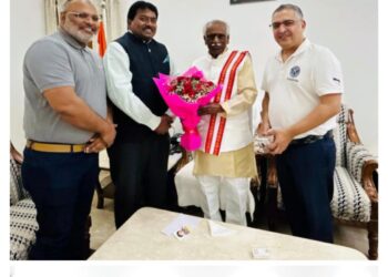 KIWANIS INTERNATIONAL INDIA TEAM MEETING WITH HONOURABLE GOVERNOR OF HARYANA SRI BANDARU DATTATREYA